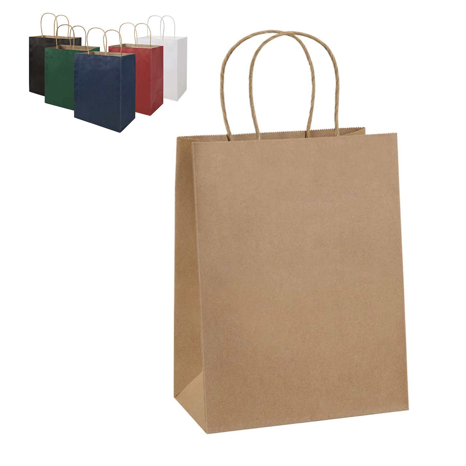 Medium Kraft Paper Brown Shopping Bag 2
