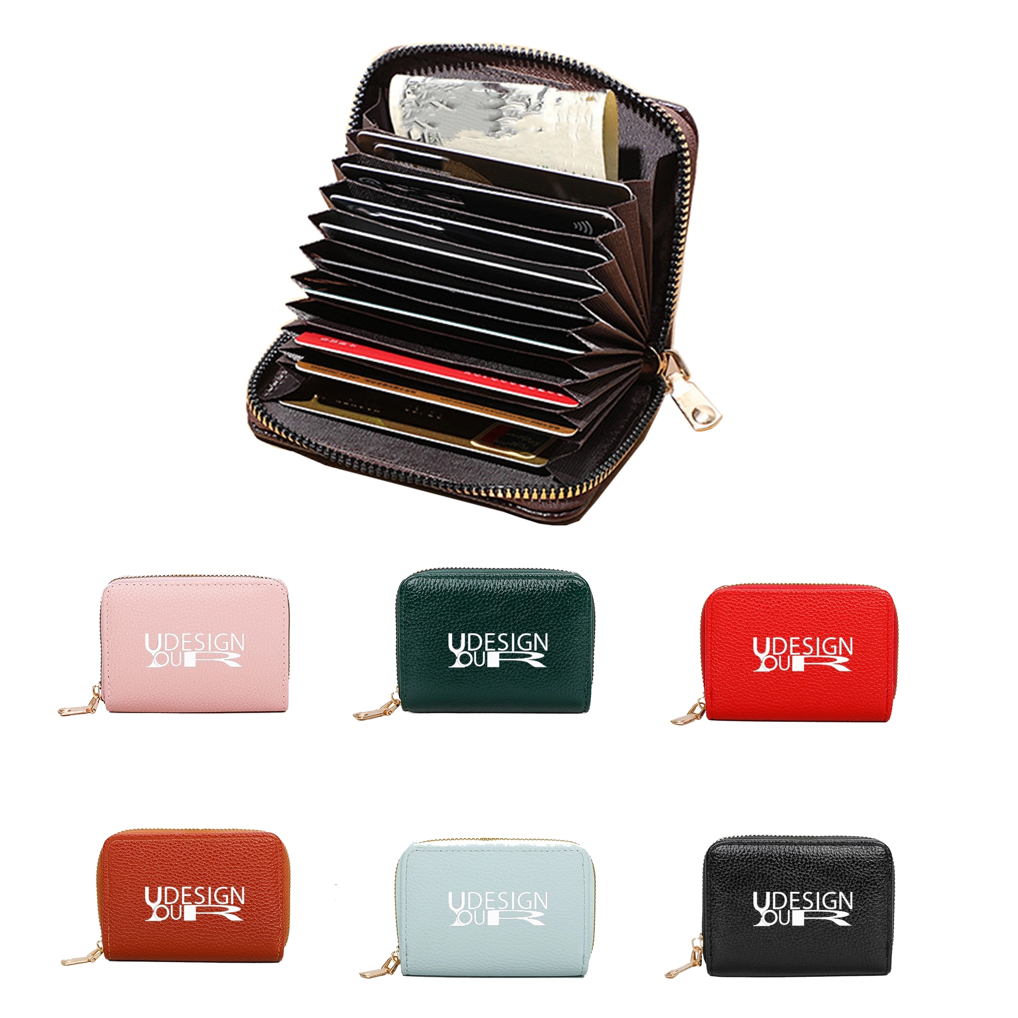 11 Card Slot Accordion Wallet