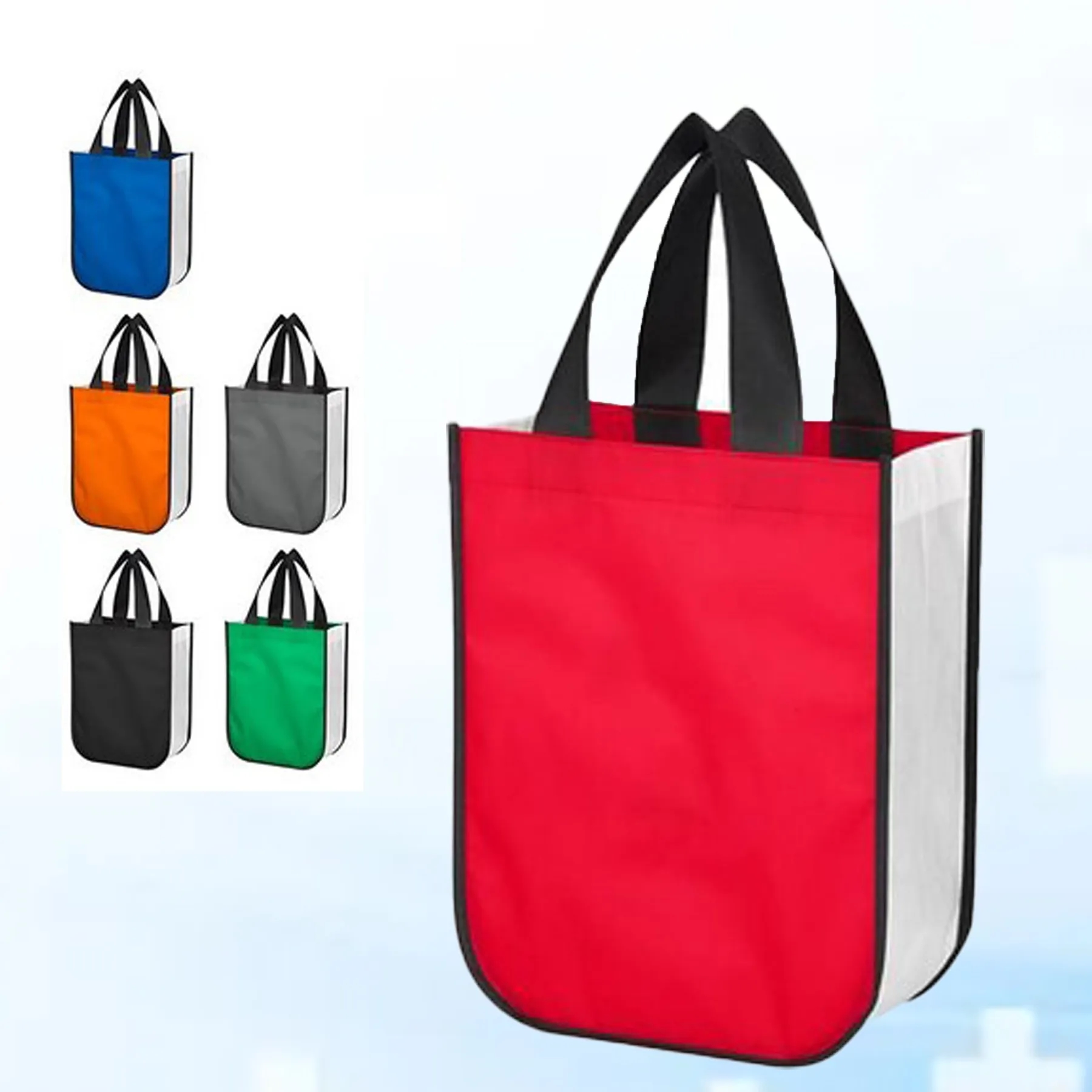 Shiny Non-woven Shopper Tote Bag 8