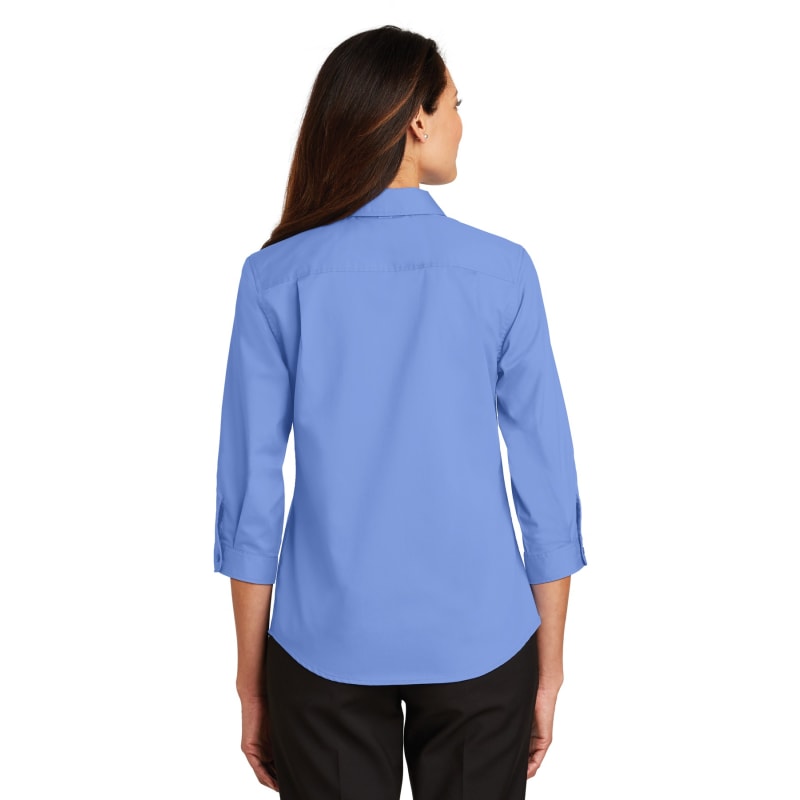 Port Authority Ladies 3/4-Sleeve SuperPro Twill Shirt. 6