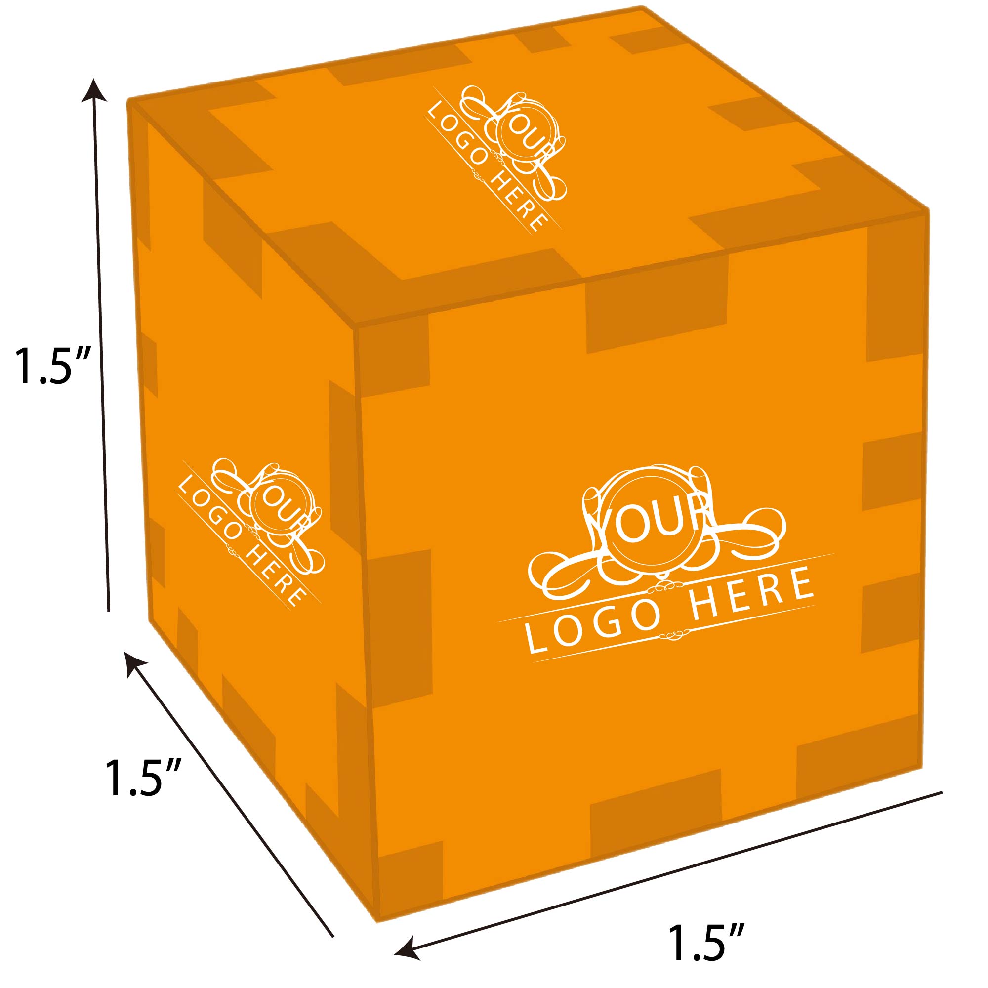 Foam Puzzle Cube 1.5" 2