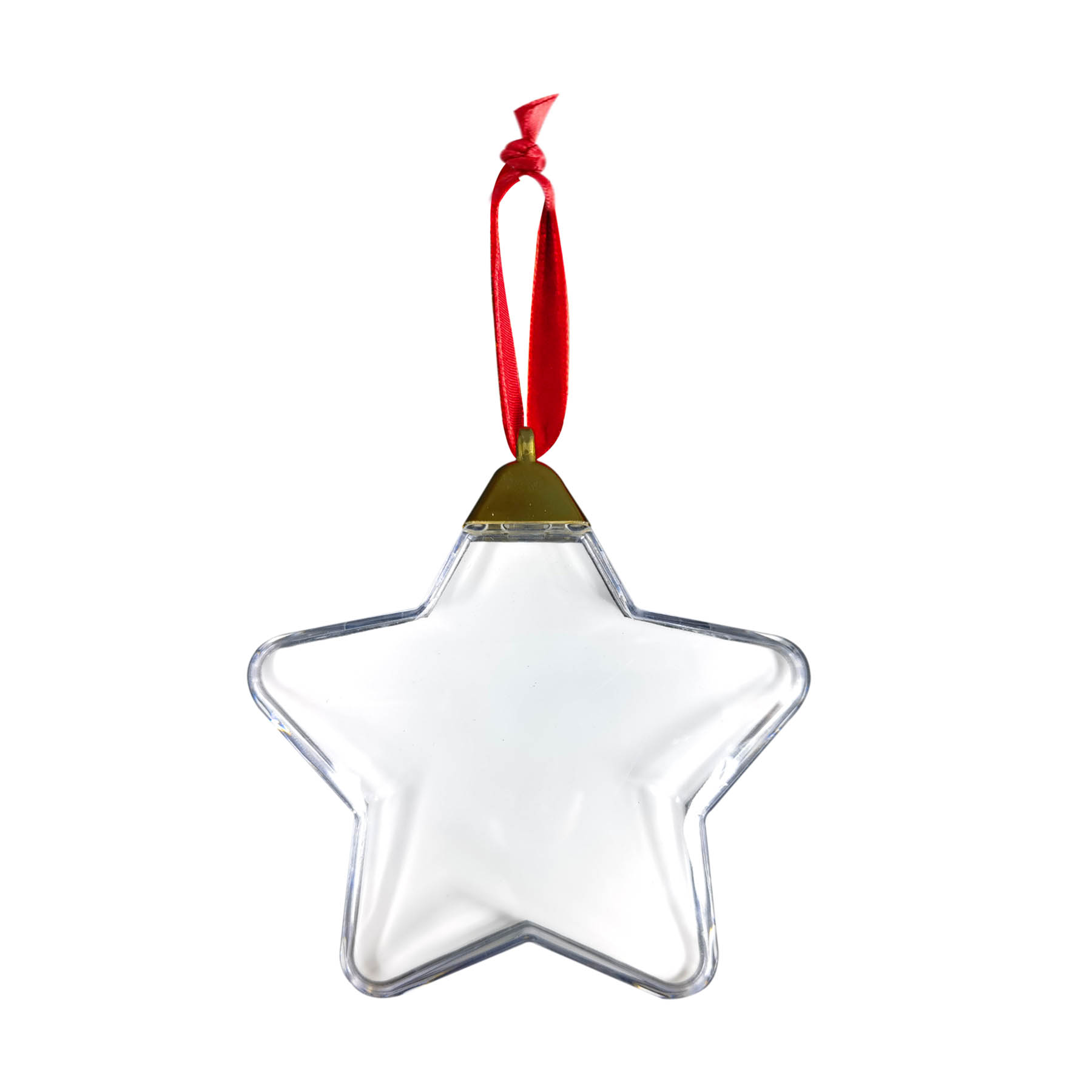 MDF Full Color Clear Star Ornament 3