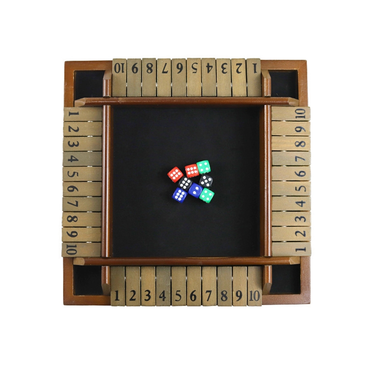Shut The Box Wooden Board Game 7