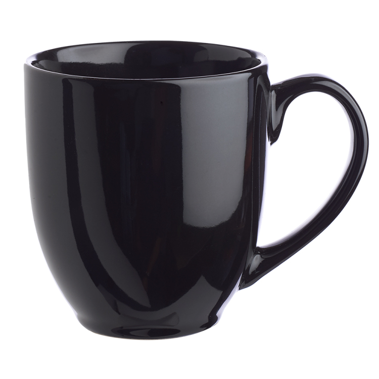 16 oz. Bistro Glossy Coffee Mug with Ceramic Coaster Set - Colors 6