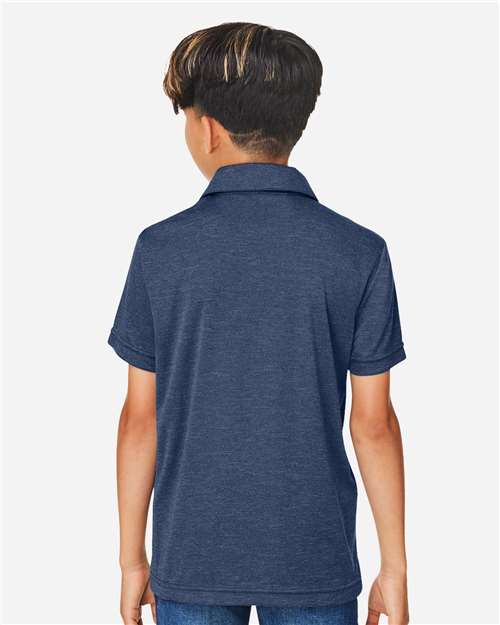 Youth Zone Sonic Heather Performance Polo - TT51HY 3