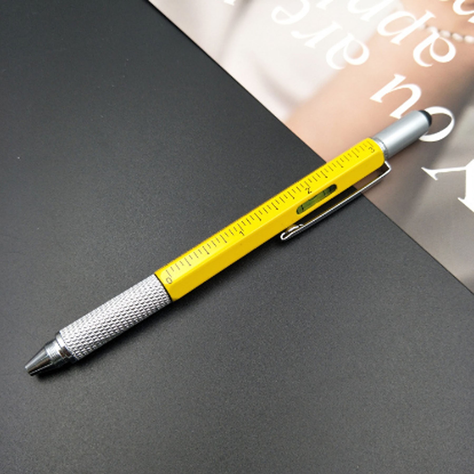 6 in 1 Metal Multi-functional Tool Ballpoint Pen 5