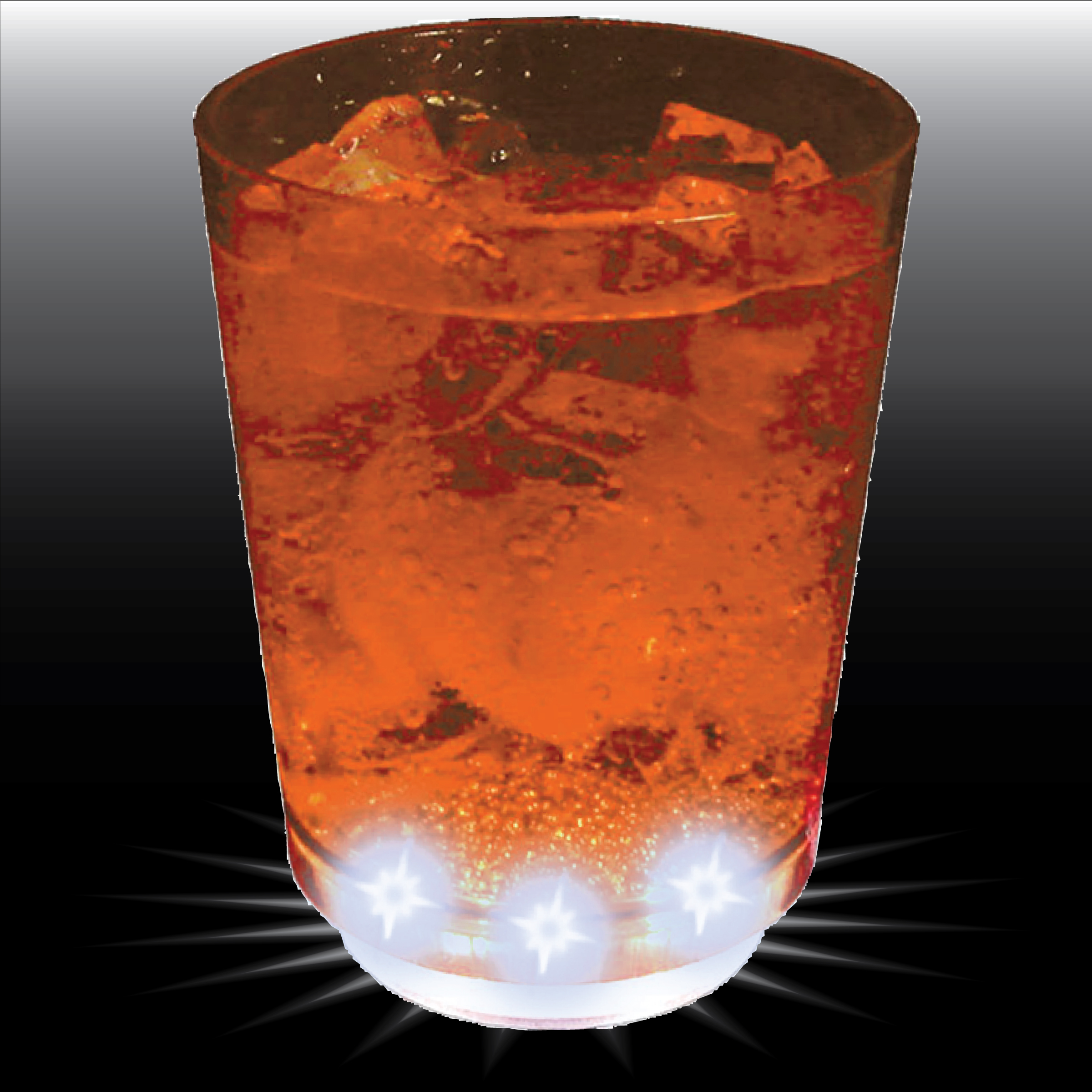 12oz 5-Light Plastic Rocks Cup 4