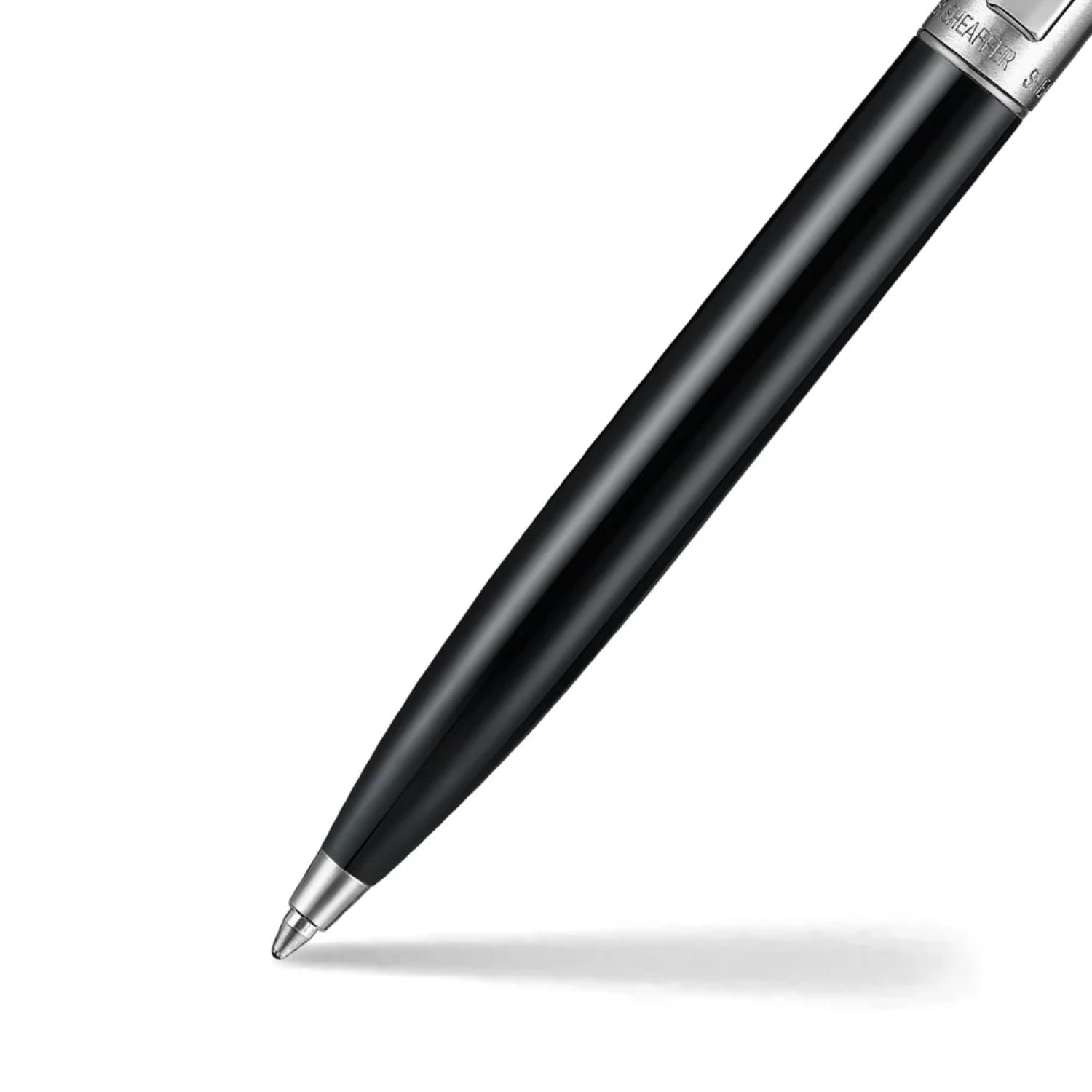 SHEAFFER® Sentinel Metal 331 Glossy Black Barrel Executive Ballpoint Pen w/ Gift Box 9