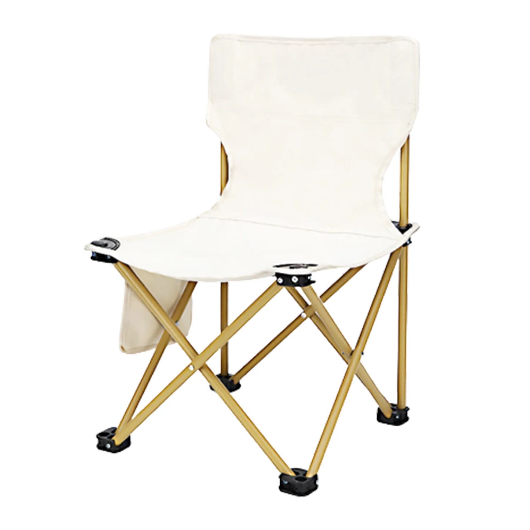 600D Oxford Fabric Folding Chair W/ Side Pocket 2