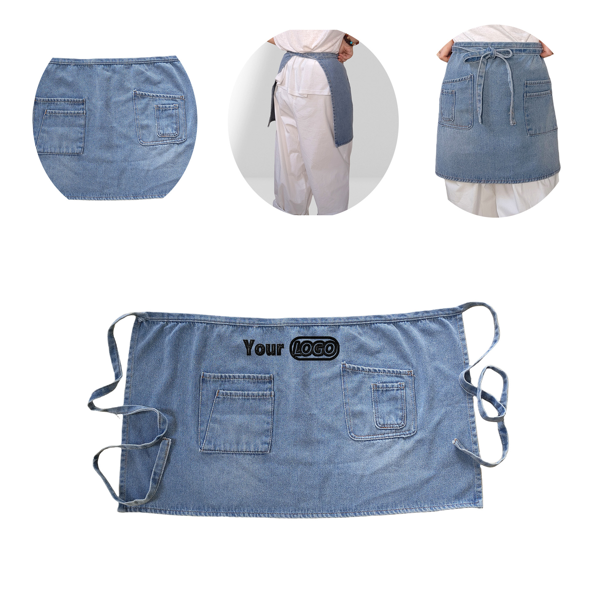 Personalized Pocketed Work Apron 2