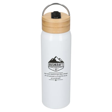 Billy 26oz Aluminum Bottle w/ FSC® Bamboo Lid 81