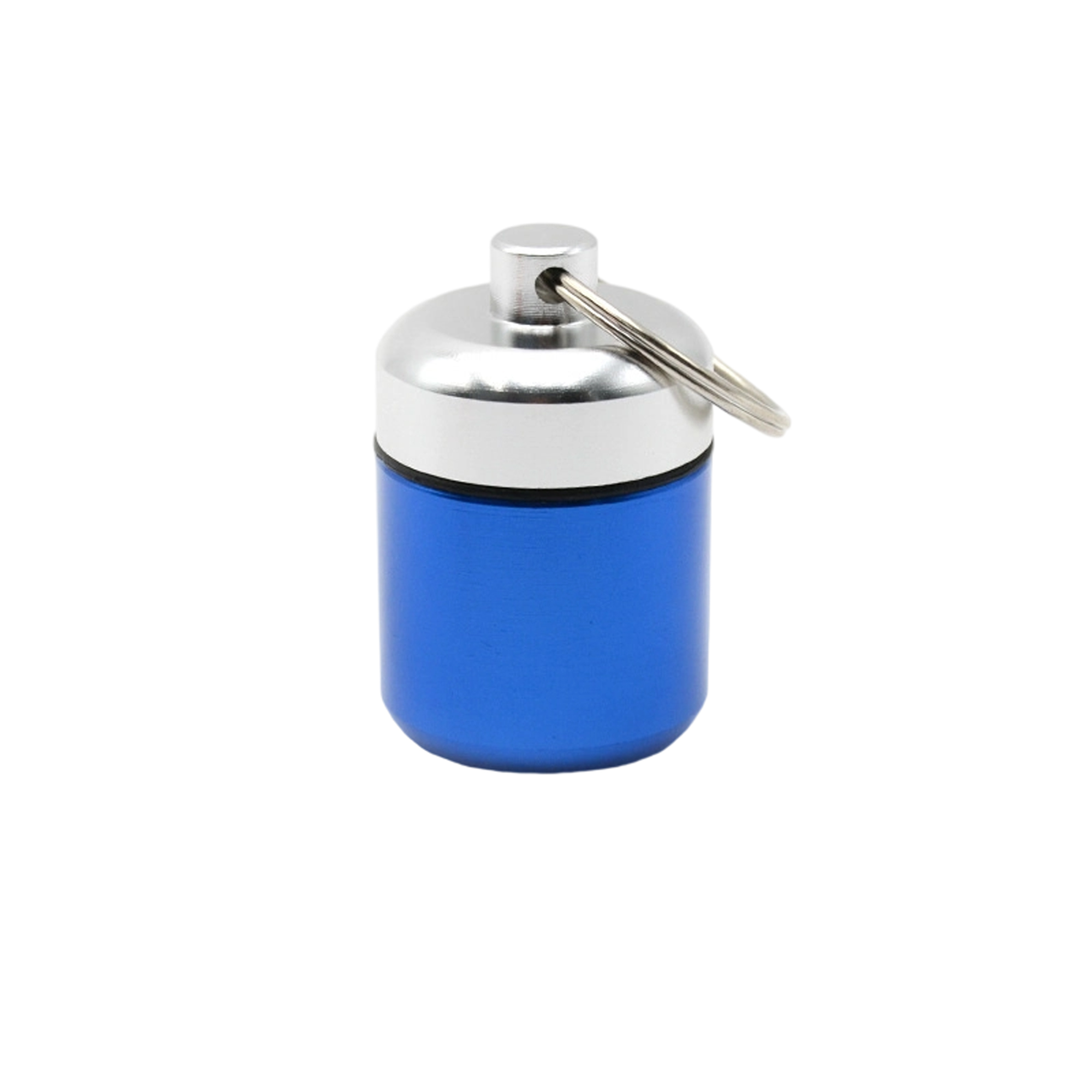 Aluminum Waterproof Portable Pill Box Keychain 3