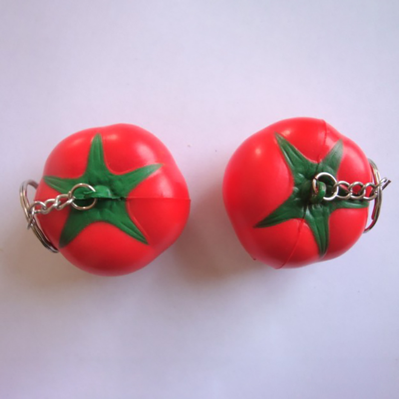 2 in 1 Tomato Keychain and Stress Reliever 2