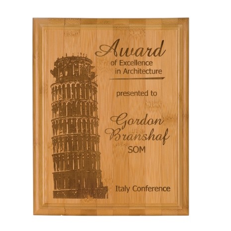 Eco Friendly Bamboo Plaque- XL 2