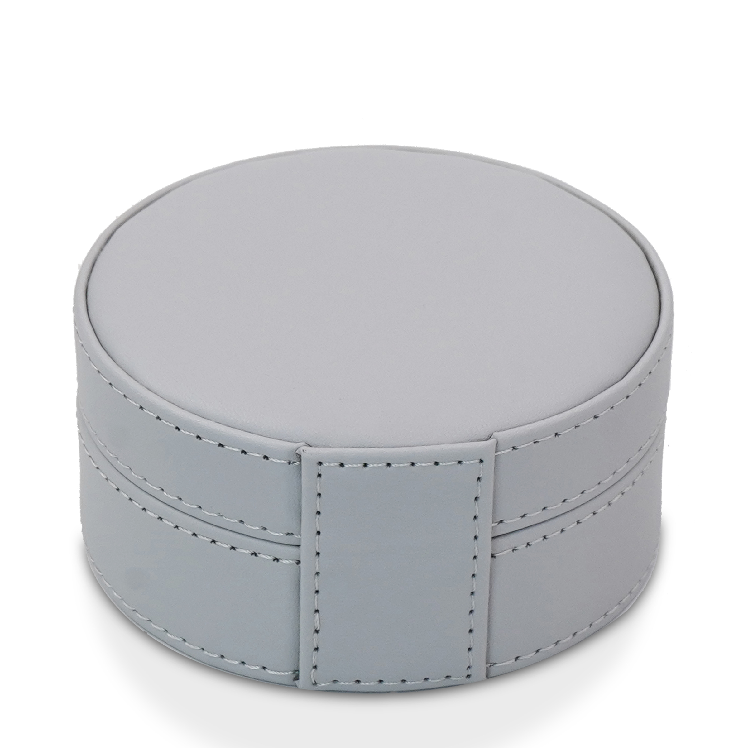 Pu Mini Round Jewelry Box 5
