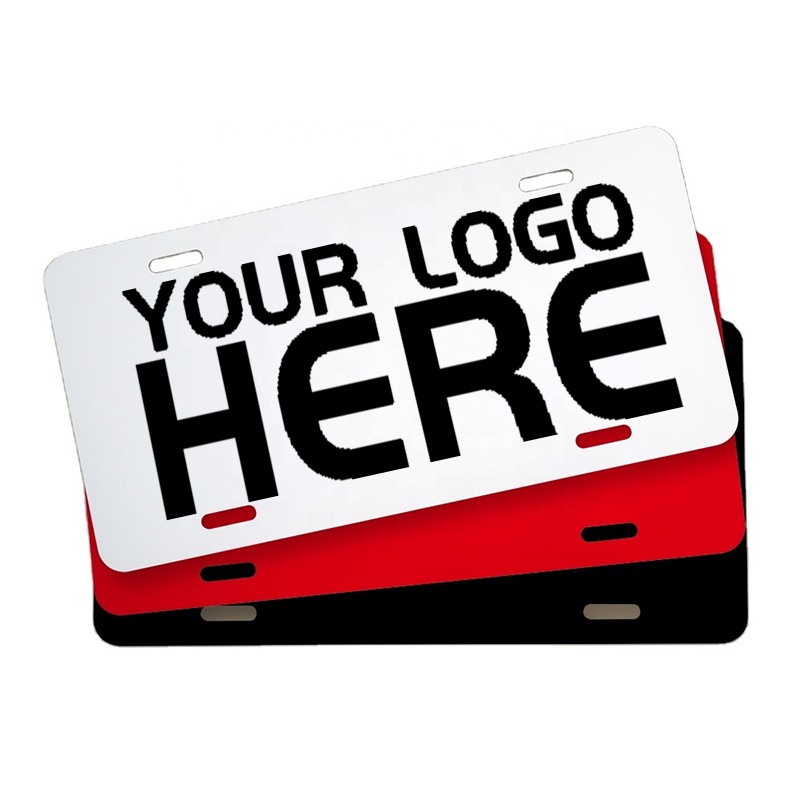 Full Color Printing 0.35'' Universal License Plate Frame 1