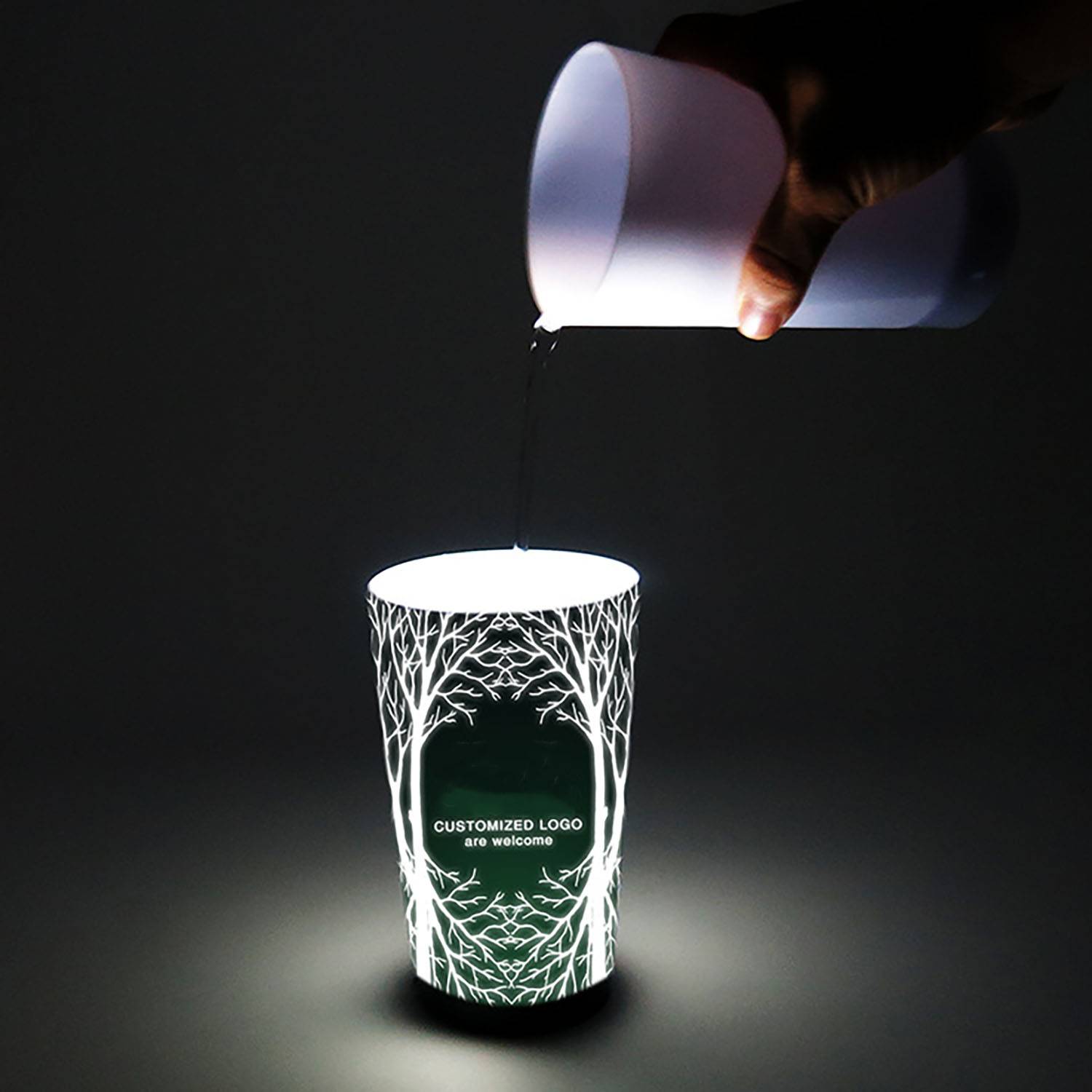 12oz Liquid Activated LED Light Up Plastic Cup 3