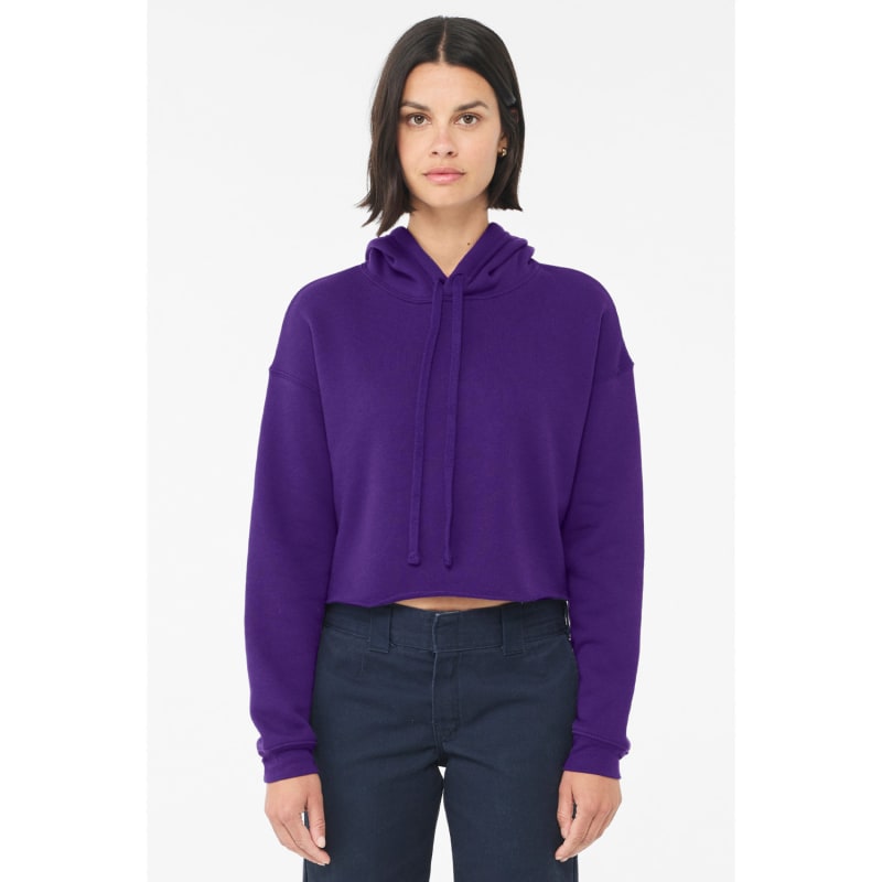Bella + Canvas Ladies' Cropped Fleece Hoodie 24