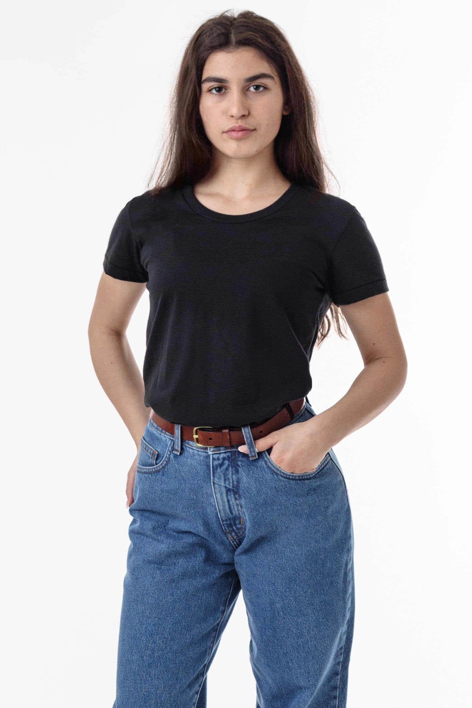 WOMEN'S POLY COTTON S/S T-SHIRT 2