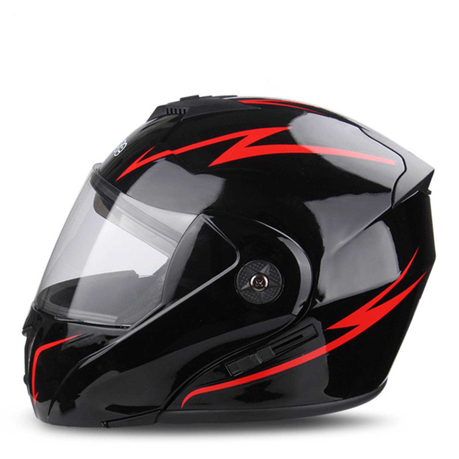 Unisex Modular Motorcycle Helmet w/ Dual Visors ABS 5