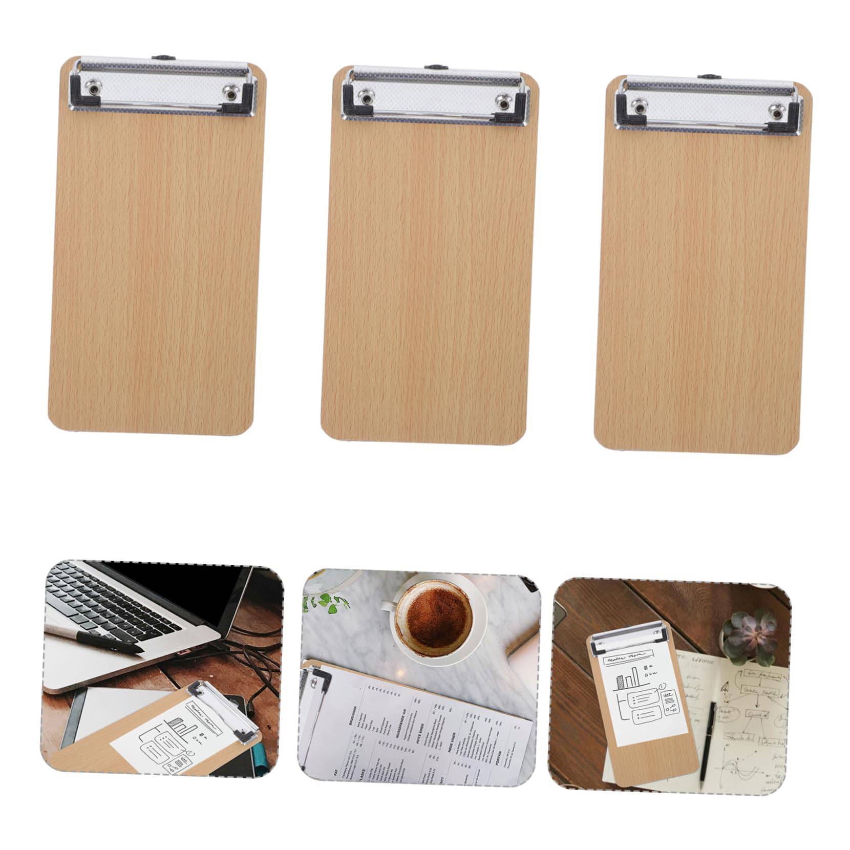 Double Sided Wood Grain Clipboard 6