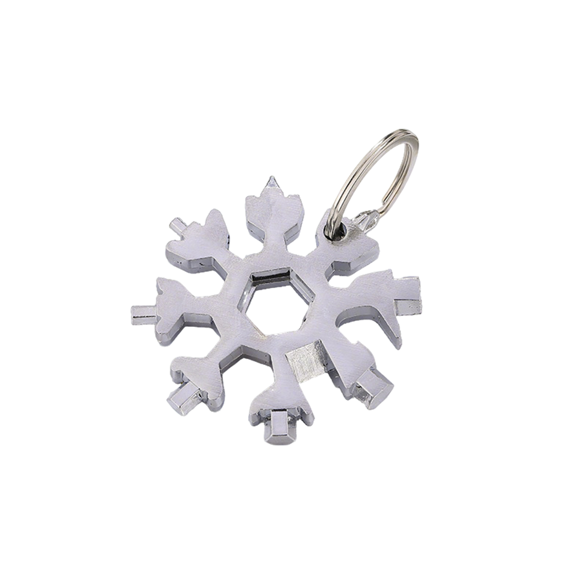 Zinc Alloy Snowflake Multi Tool 2.6" Length x 2.6" Width x 0.3" Height 2