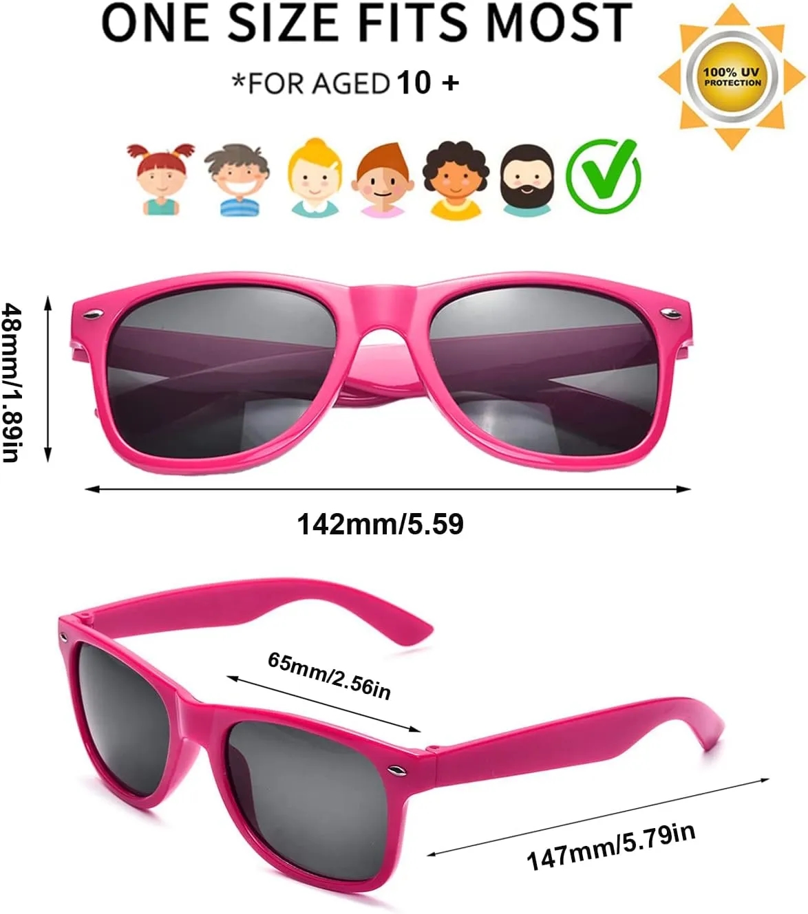 Plastic party sunglasses 3