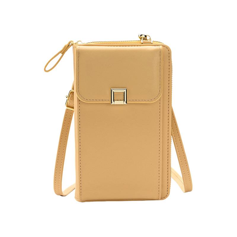 Ladies PU Leather Crossbody Shoulder Mobile Phone Bag 2
