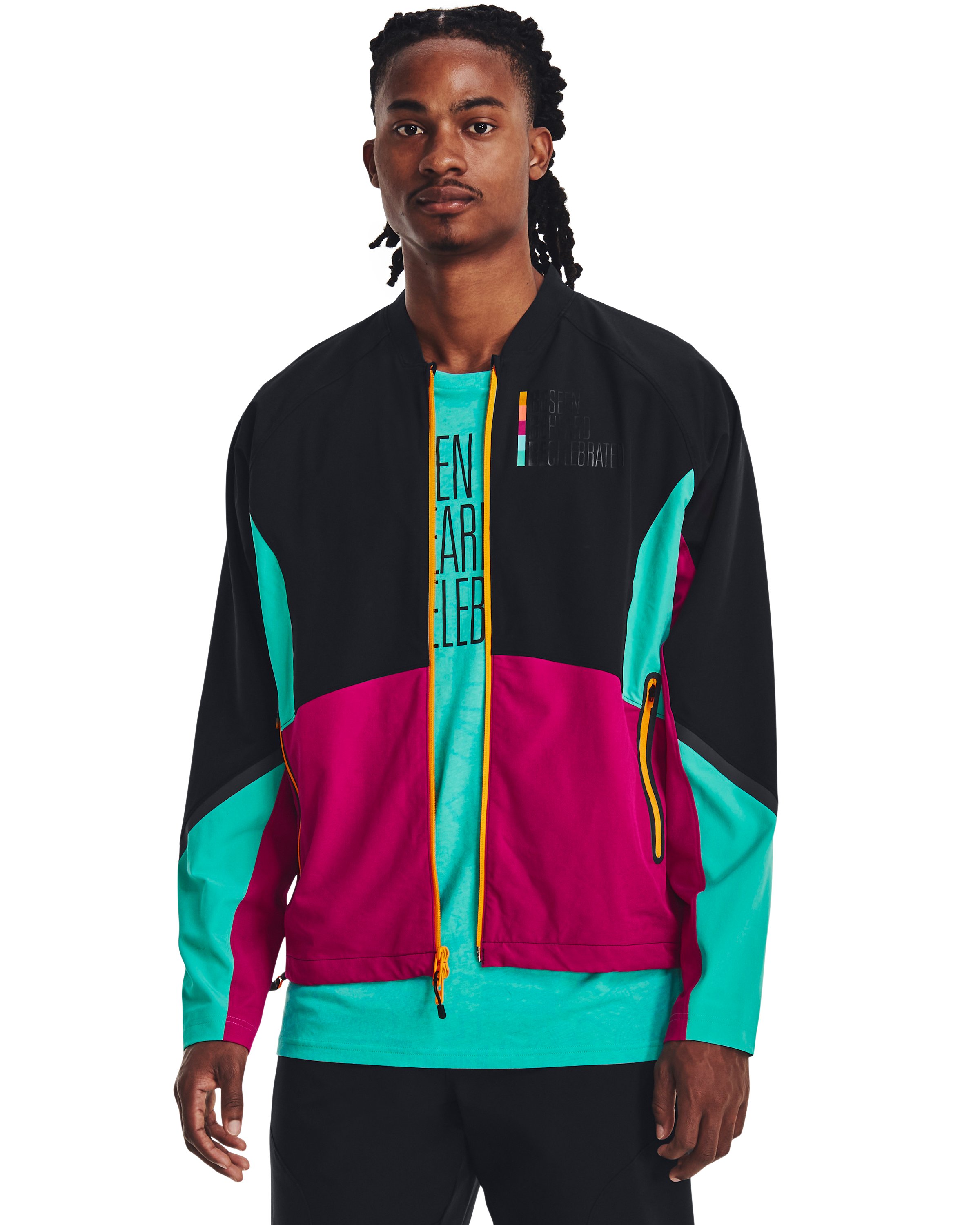 Men's UA Unstoppable Black History Month Bomber Jacket  2