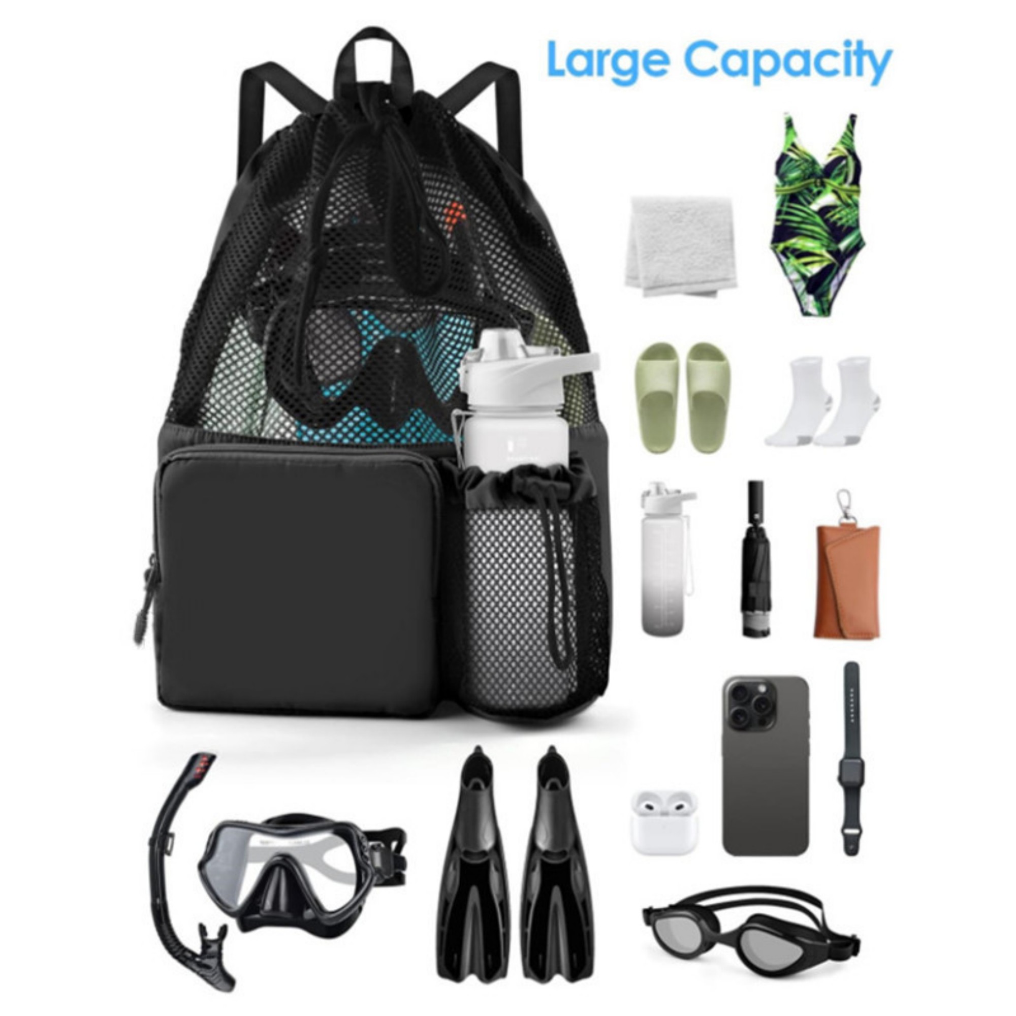 Backpack With Wet Pocket 3