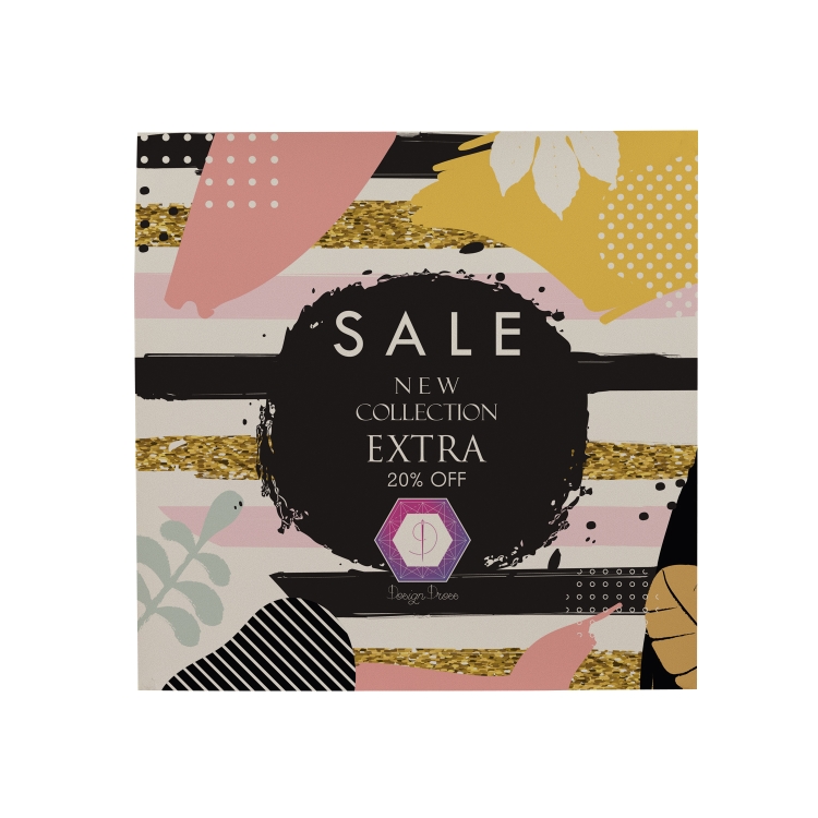 24" x 24" Opaque Window Cling 3