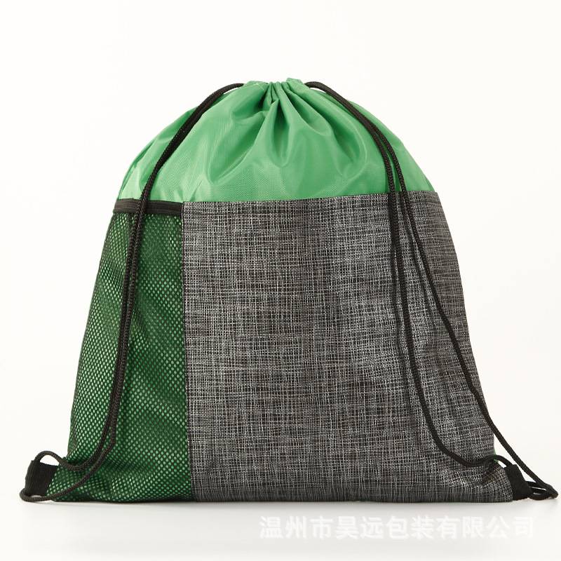 Nonwoven Pocket Drawstring Backpack 3