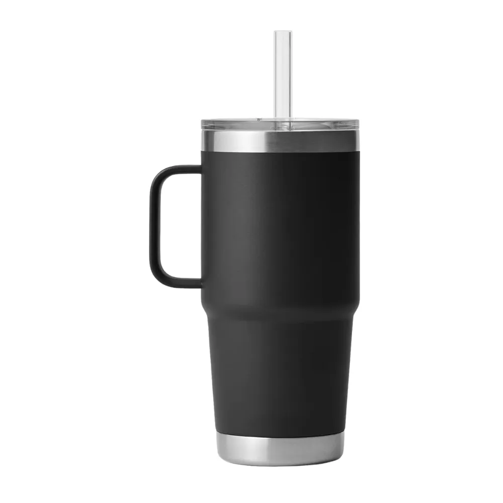 25oz. Insulated Tumbler with Handle and Straw 6