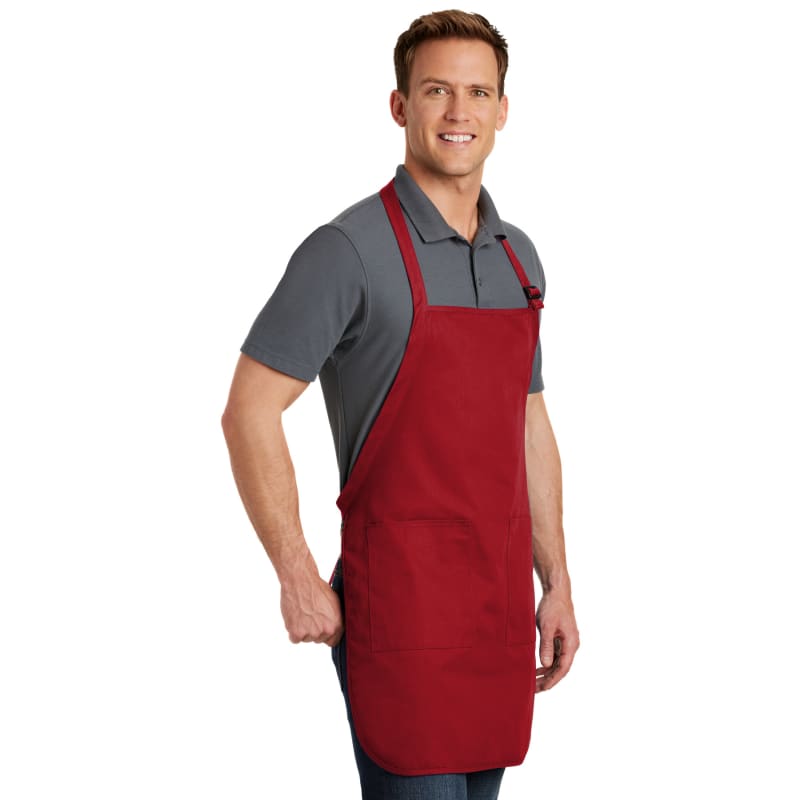 Port Authority Full-Length Apron With Pockets. 3