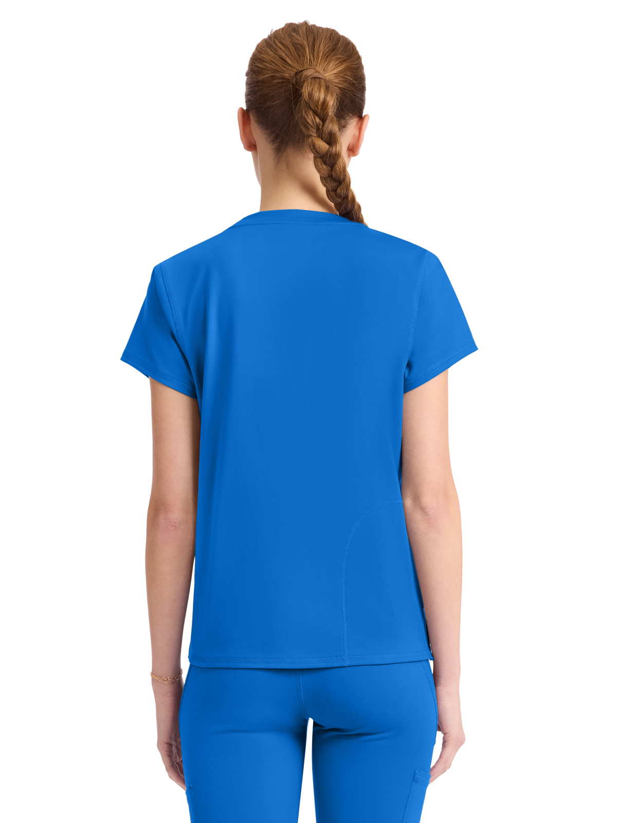 Med Couture - MC AMP KNIT - Women's 2-Pocket Crew Neck Tee 2