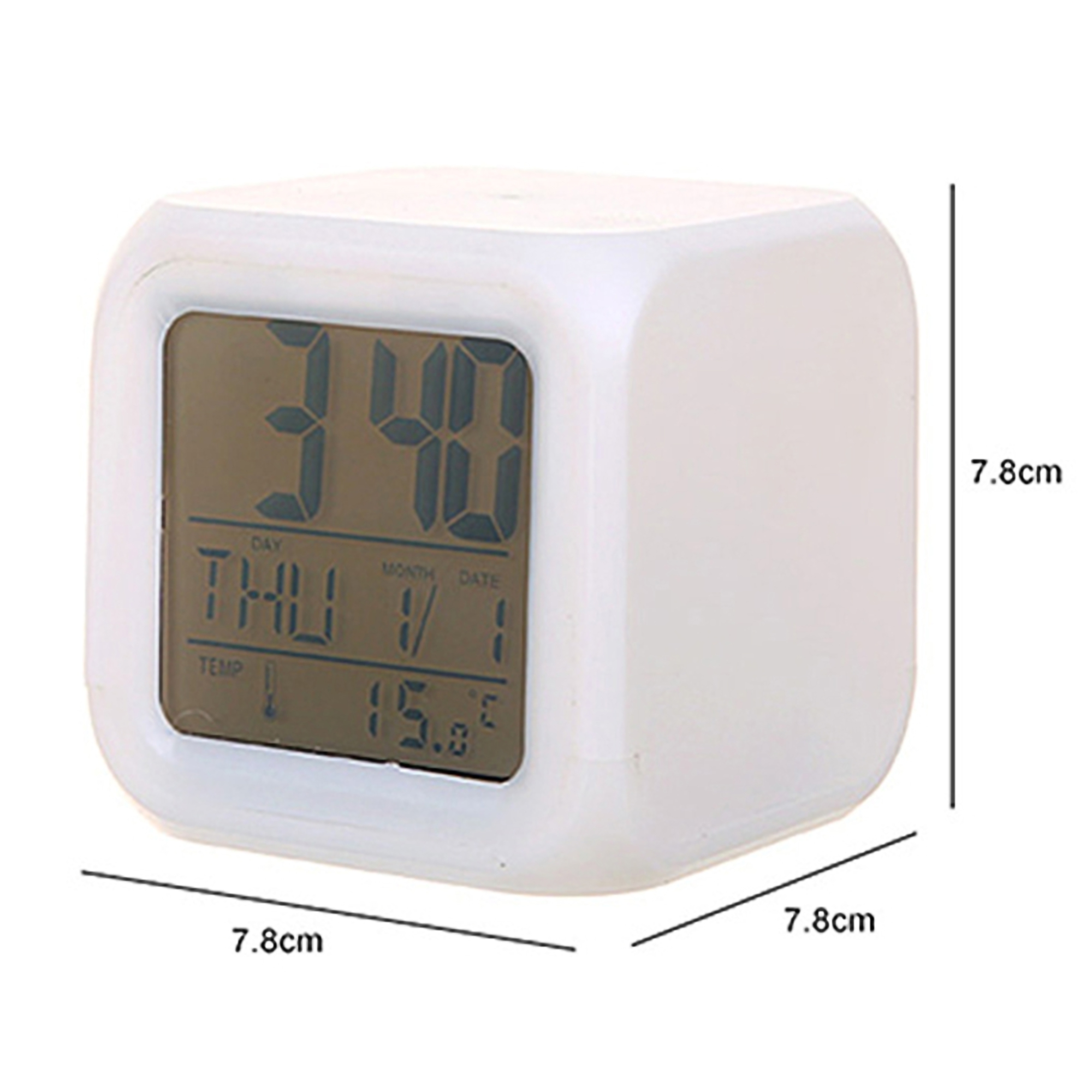 LED Color-Changing Alarm Clock 5