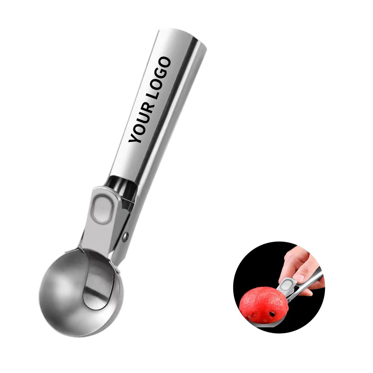 Food Grade Steel Scoop for Portion Control 3