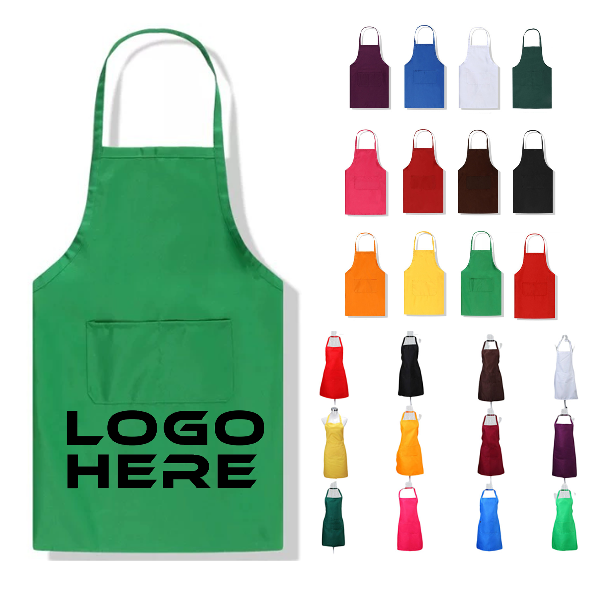 Adjustable Kitchen Apron With Pockets 3