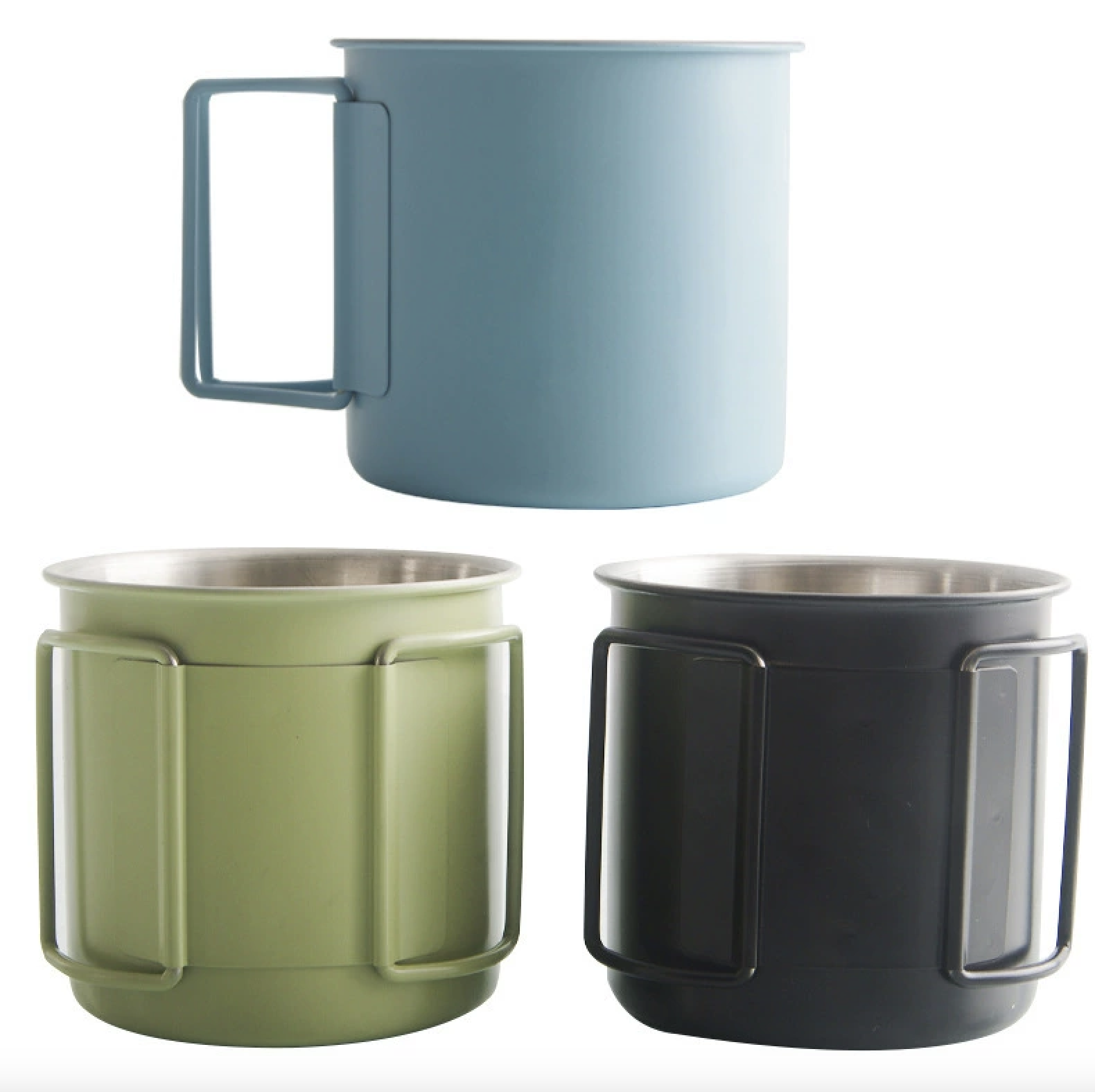 11 Oz Portable Stainless Steel Camping Folding Mug 2