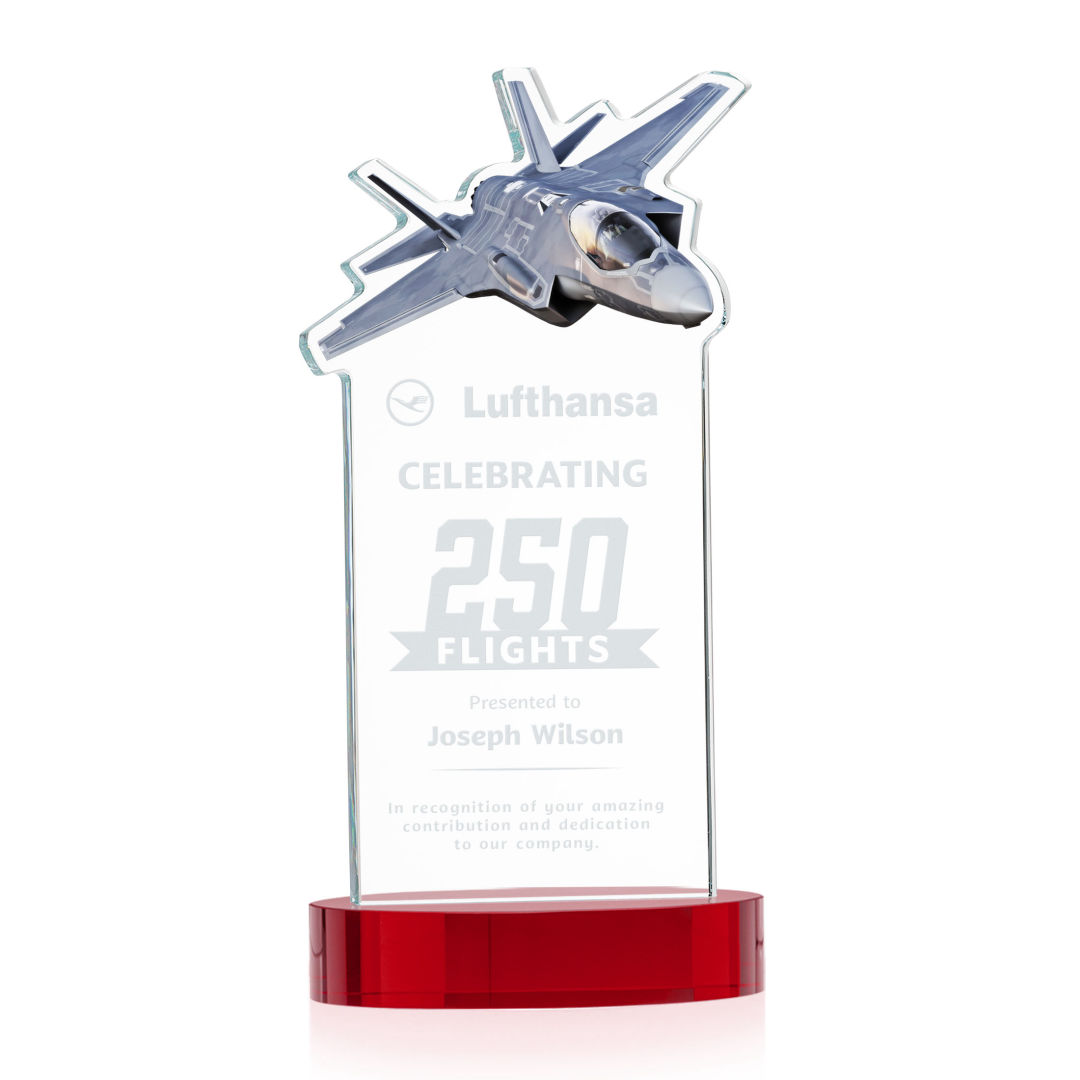 Top Gun Award on Alberton Base - Red 2