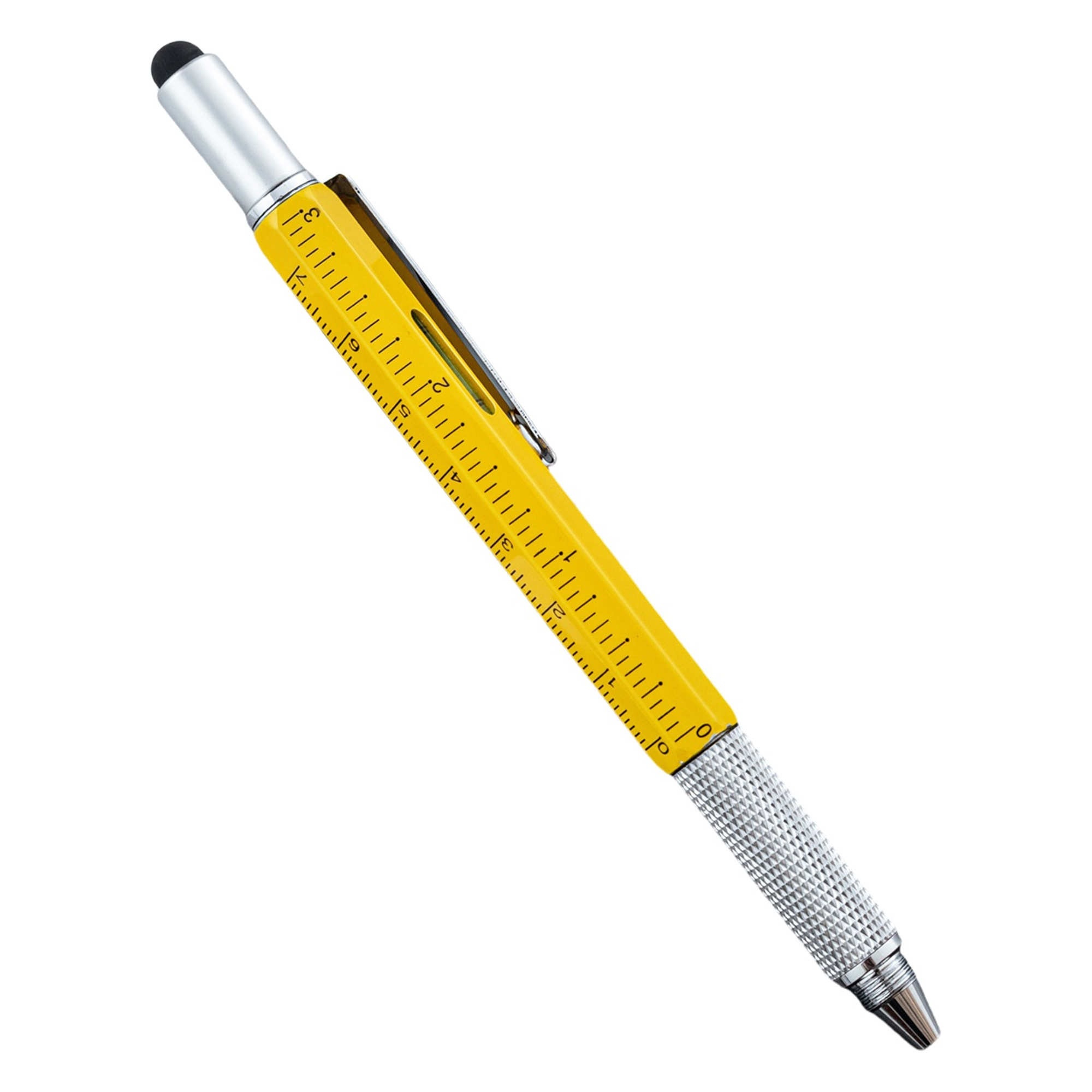 Metal 6 in 1 Multitool Stylus Ruler Ballpoint Pen 13