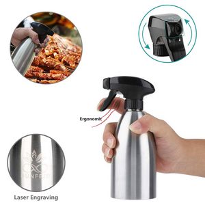 17oz Trigger Activated Oil Sprayer Bottle Dispenser 12