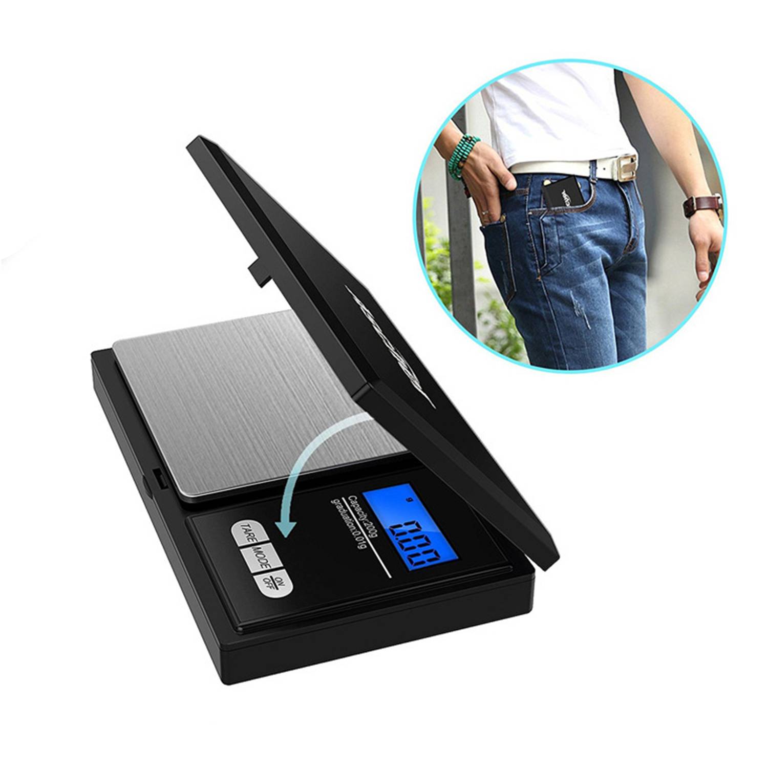 Weight Gram Precision Digital Pocket Scale 6