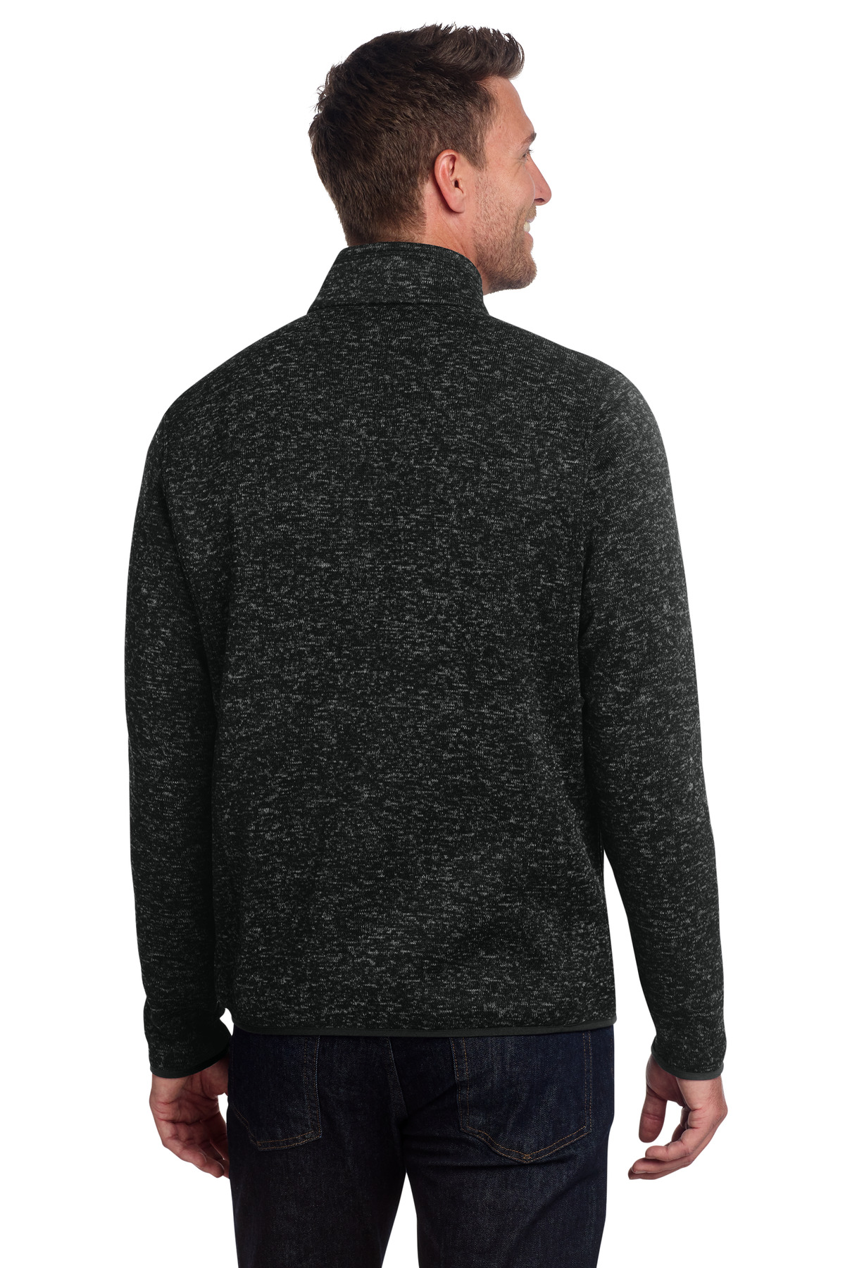 Port Authority Sweater Fleece Jacket. F232 10