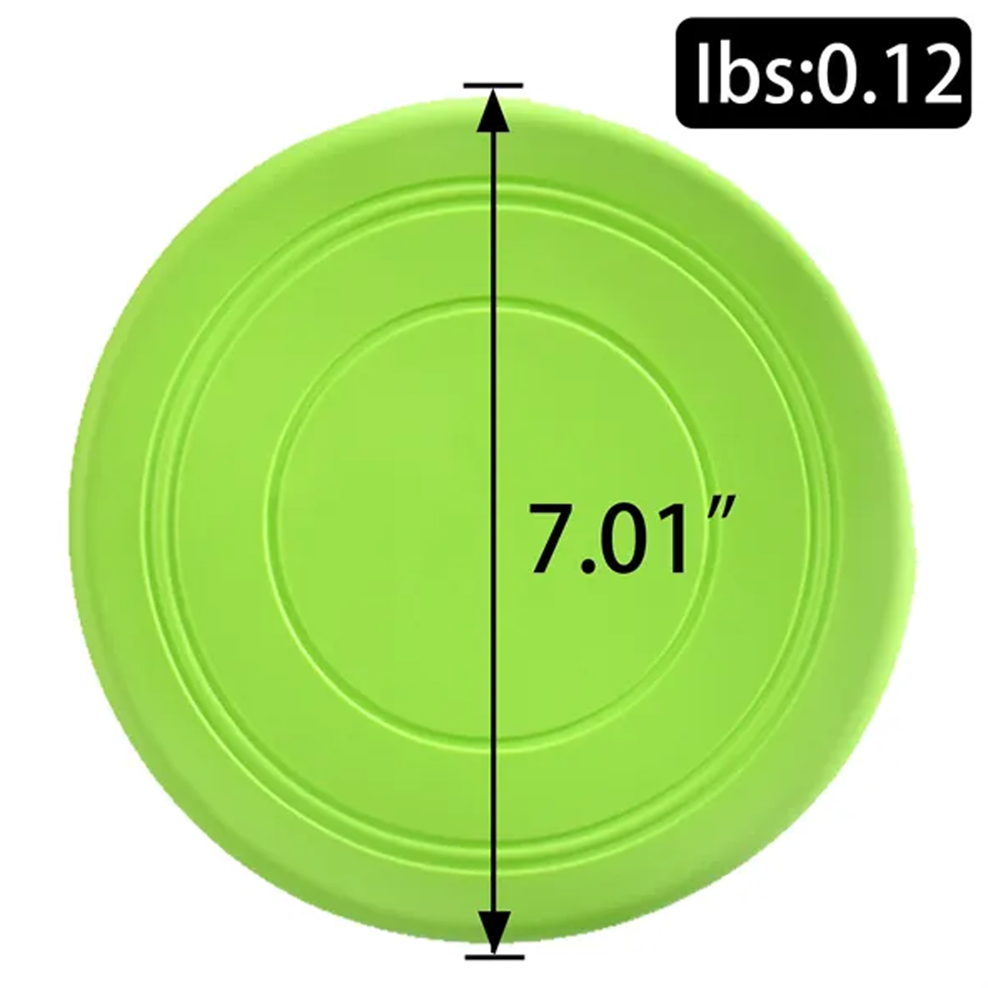 7" Soft Pet Flying Disc, Multiple Color Options 3