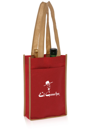 Two Bottle Non-Woven Wine Bags 5