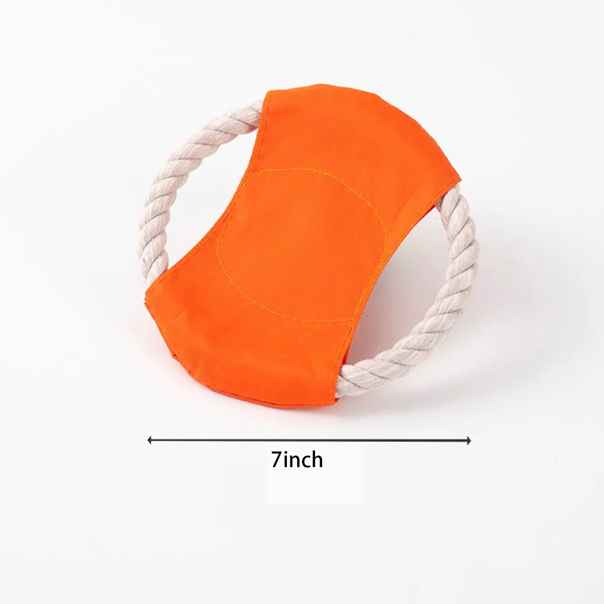 Pet Training Playing Toy Cotton Rope Dog Flying Saucer 2