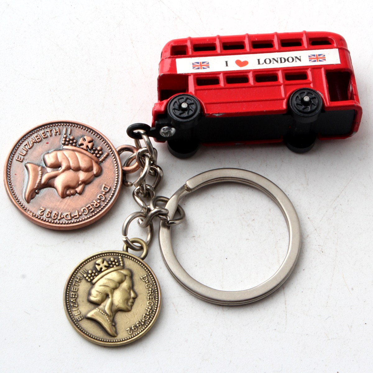 Creative British Bus Keychain 4