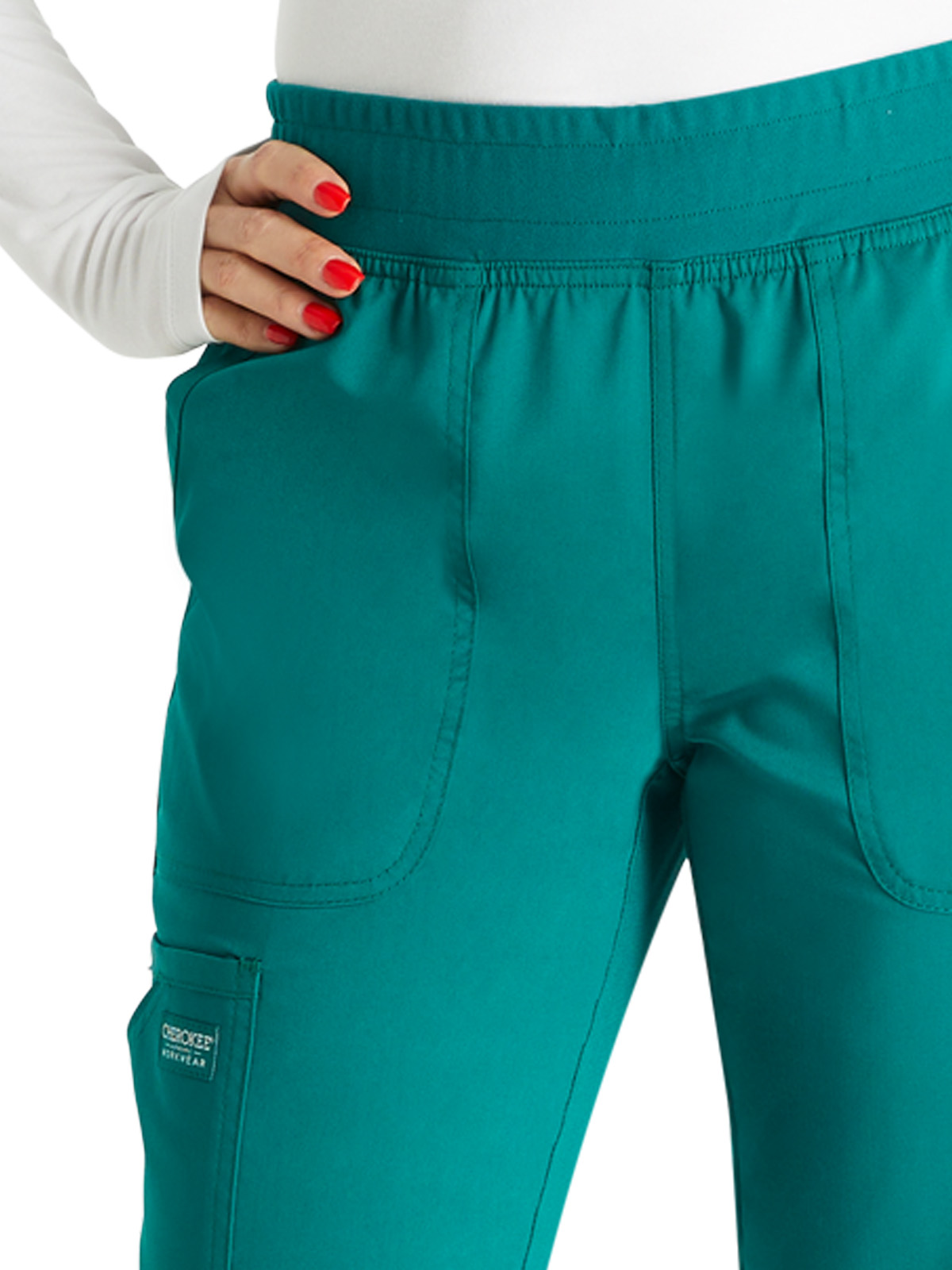 Cherokee - Workwear Revolution - Women's 5-Pocket Mid Rise Jogger Pant 22
