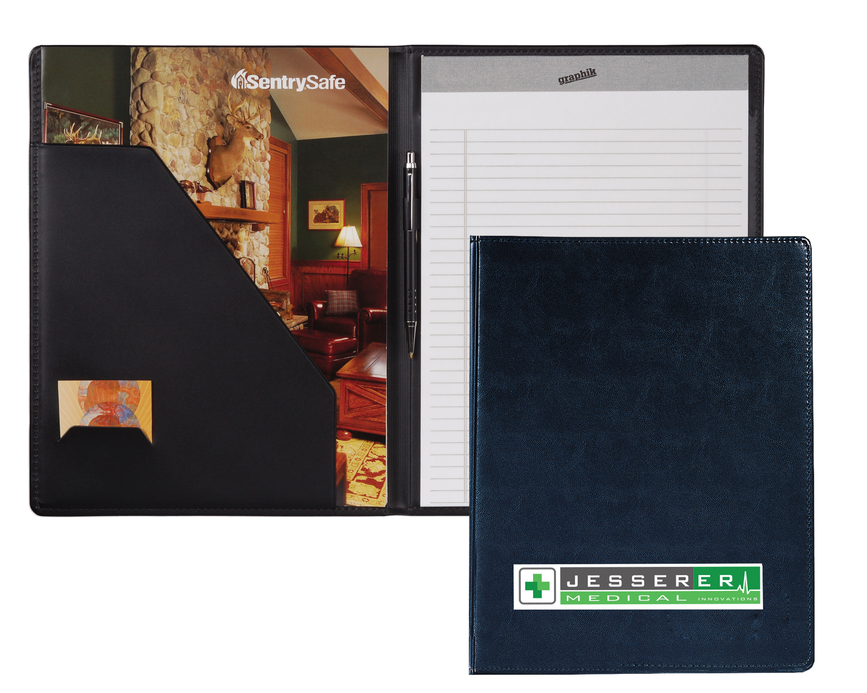 Stanford Simulated Leather Pad Folder (USA made) 2